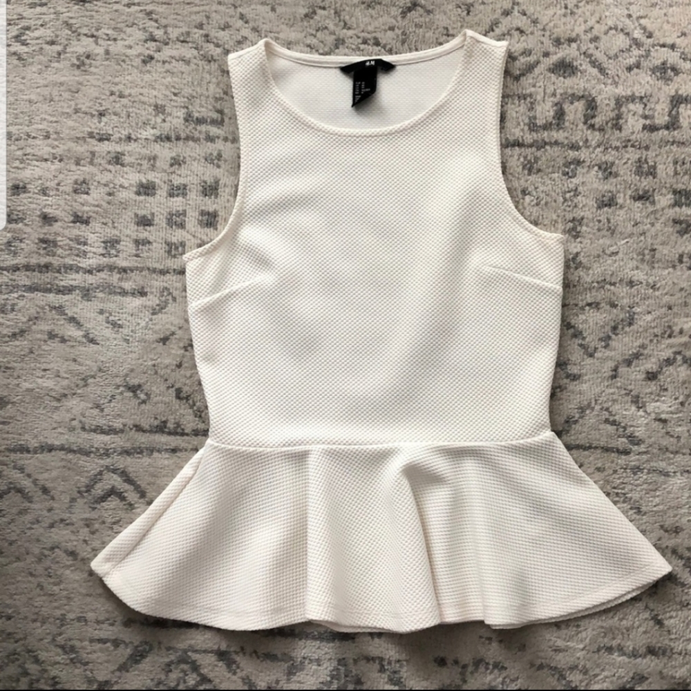 H&M peplum top